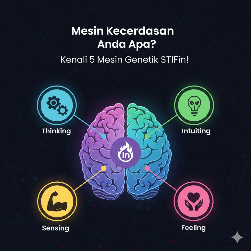 You are currently viewing Mesin Kecerdasan Anda Apa? Kenali 5 Mesin Genetik STIFIn yang Menentukan Kesuksesan Anda!