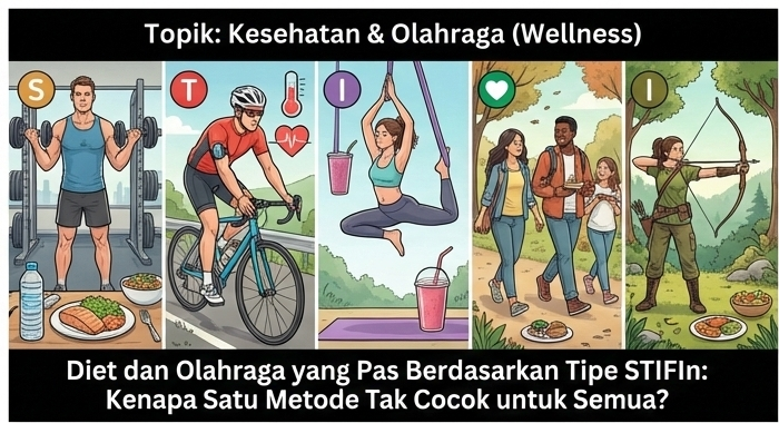 You are currently viewing Diet dan Olahraga yang Pas Berdasarkan Tipe STIFIn: Kenapa Satu Metode Tak Cocok untuk Semua?